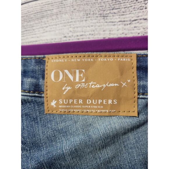 One Teaspoon Super Dupers Pure Bleu Size 27 NWT - Picture 3 of 11